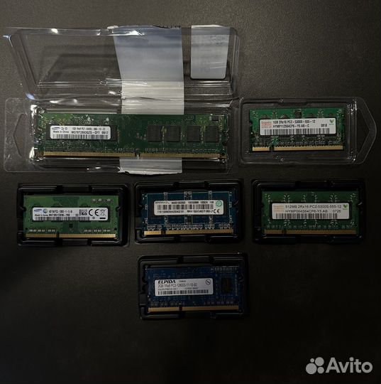 Оперативная память DDR 2, sodimm DDR2-3