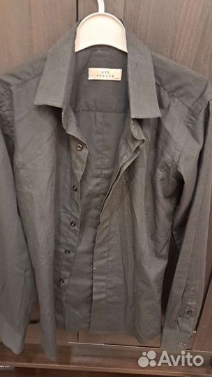 Рубашка детская чёрная