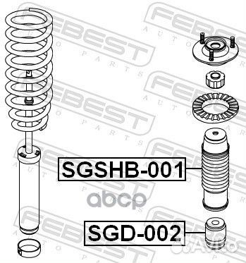 Отбойник переднего амортизатора SGD-002 Febest