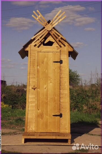 Дачный туалет деревянный с установкой мму 949