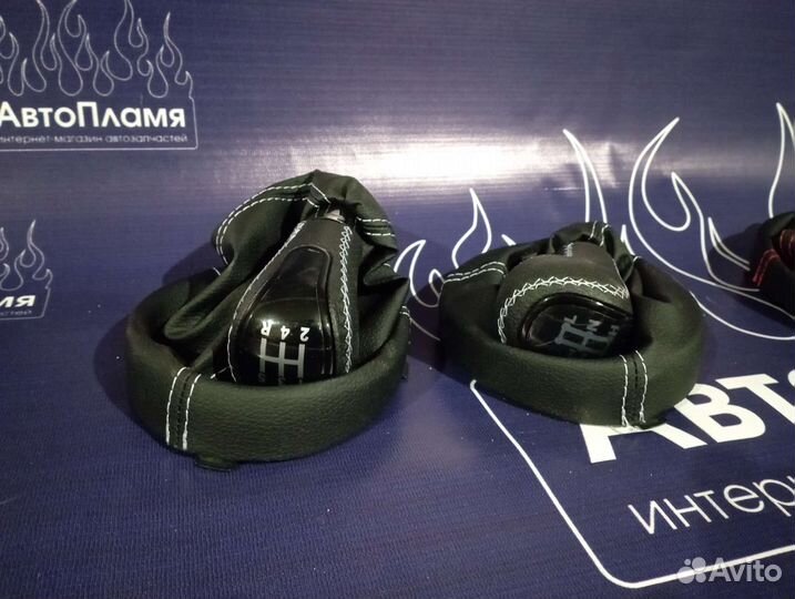 Ручки кпп и раздатки в коже Шевроле Нива