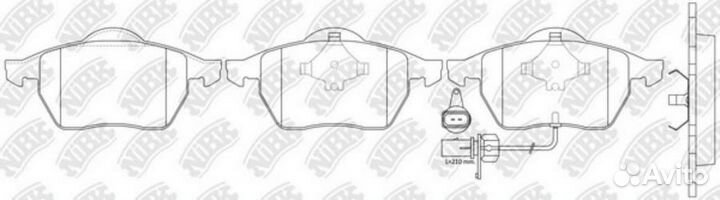 Колодки тормозные дисковые