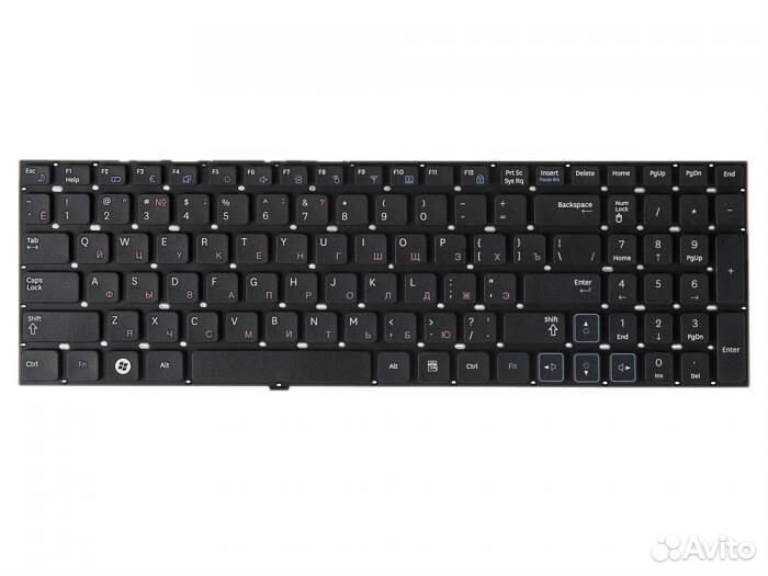 Клавиатура для ноутбука Samsung RV511, черная без