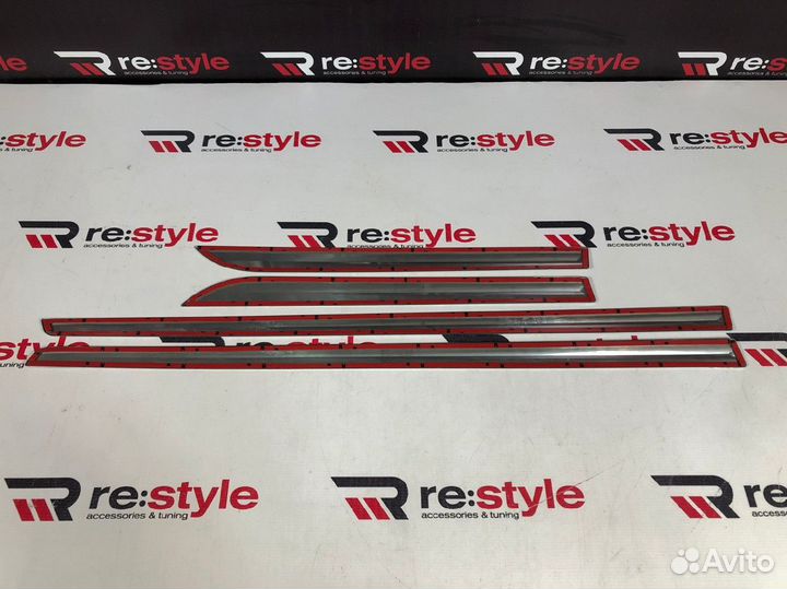 Молдинги дверей Toyota Aqua Хром SN30 S2539