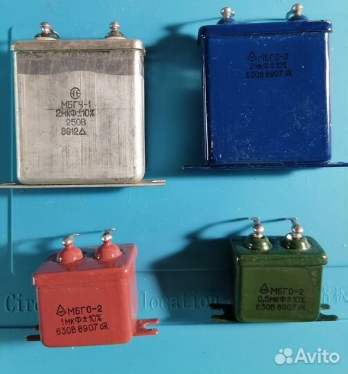 Конденсаторы мбгч, мбго