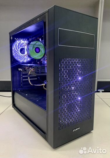 Игровой пк Intel Xeon 2640v3 + RX 590 GME Гарантия