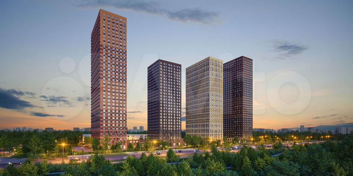 Квартира-студия, 25,6 м², 28/38 эт.