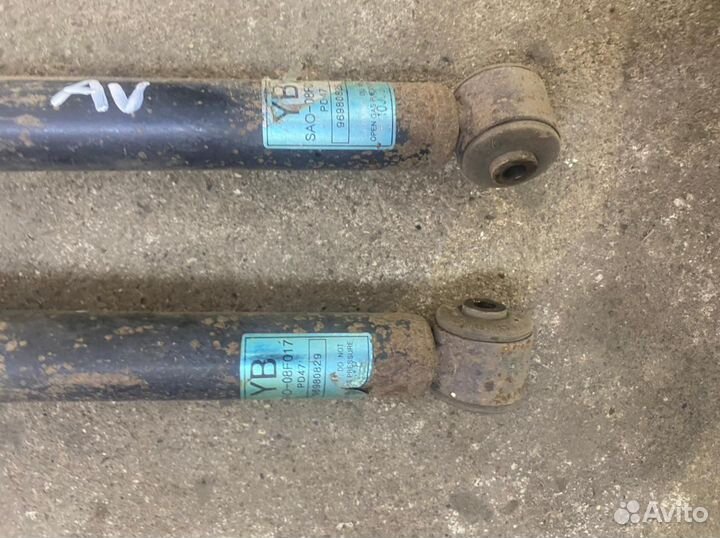 Задние амортизаторы Шевроле Авео T250