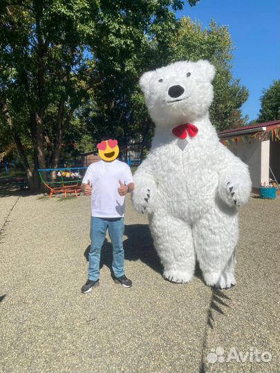 Белый мишка поздравление