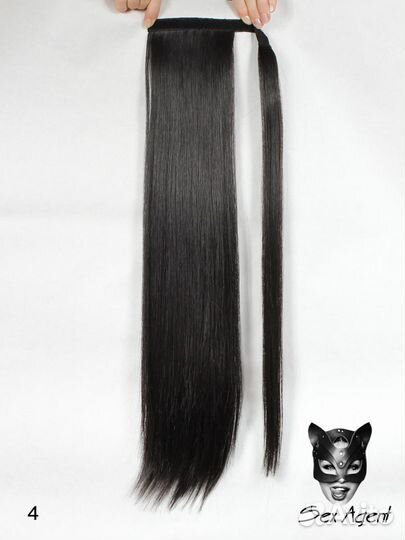 Хвост накладной, волосы на заколках, накладные