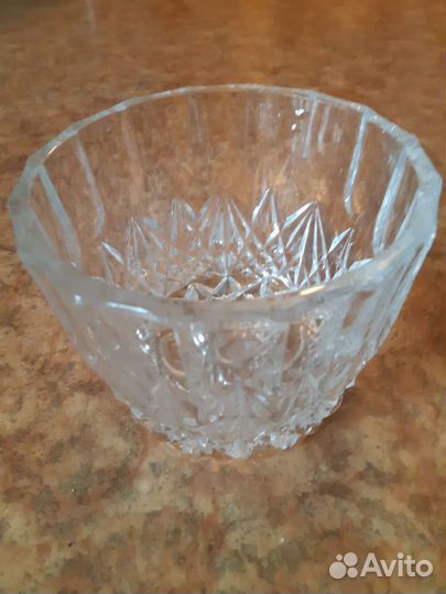 Хрустальная ваза конфетница салатница