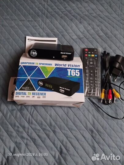 Цифровая приставка World Vision T65