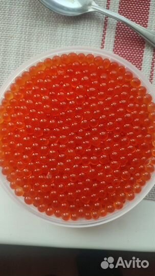 Красная икра кета