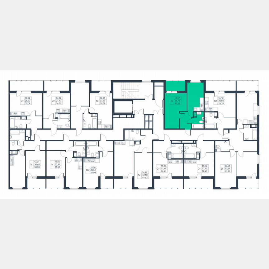 1-к. квартира, 35,5 м², 5/9 эт.