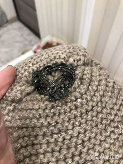 Повязка на голову вязаная