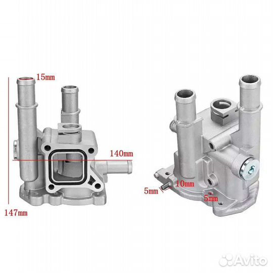Алюминиевый корпус термостата GM 96984103