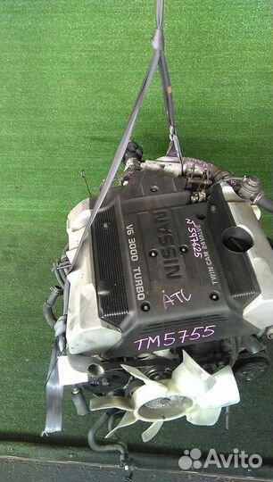 Двигатель в сборе двс nissan cedric Y33 vq30det 19