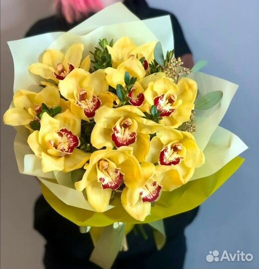 Букет цветов. Букет из Орхидеи. Доставка цветов