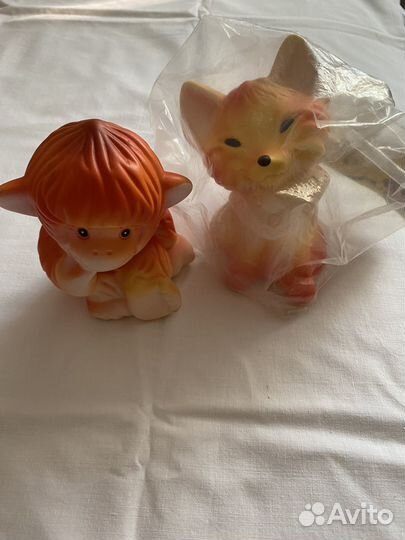 Резиновые игрушки пищалки СССР