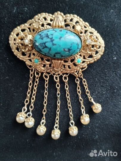 Броши винтажные Чехия