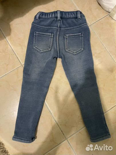 Джинсы утепленные для девочки mothercare