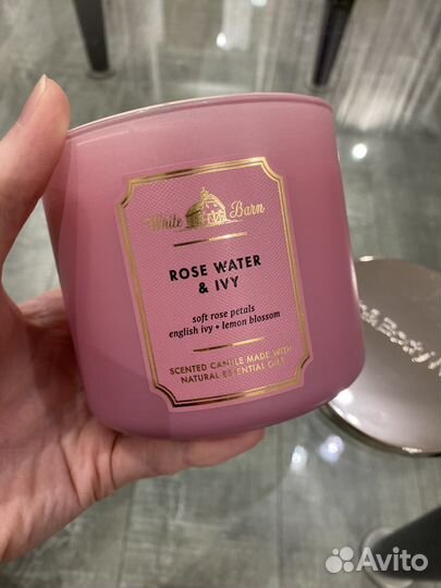 Свеча Bath and Body works Rose water & Ivy