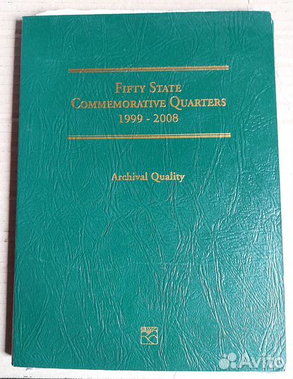 Монеты. 50 штатов США и 6 территорий в альбоме