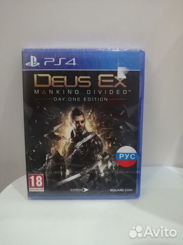 Игра PS 4 Deus Ex Mankind Divided. Диск новый