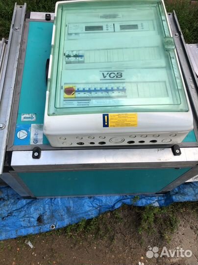 EBM papst приточная установка с водяным нагрева