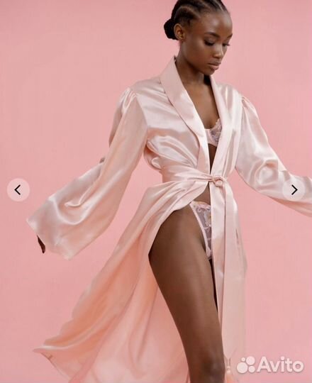 Халат из натурального шелка