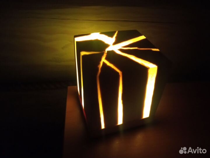 Светильник из эпоксидной смолы