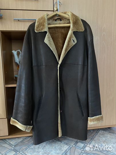 Дубленка натуральная мужская 54 56