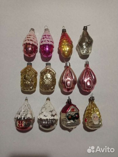 Елочные игрушки СССР