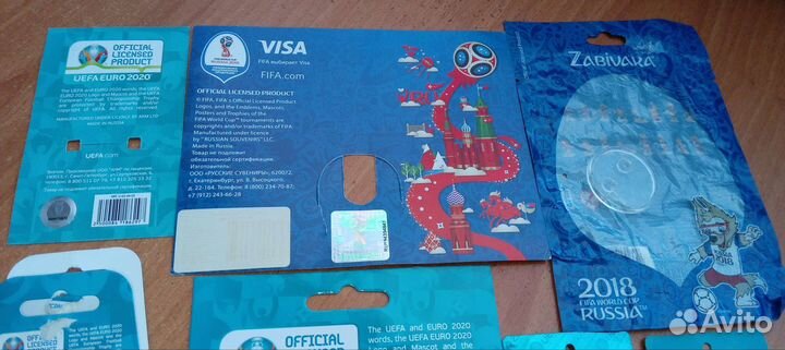 Uefa euro 2020 FIFA 2018 этикетки сувенир подарок