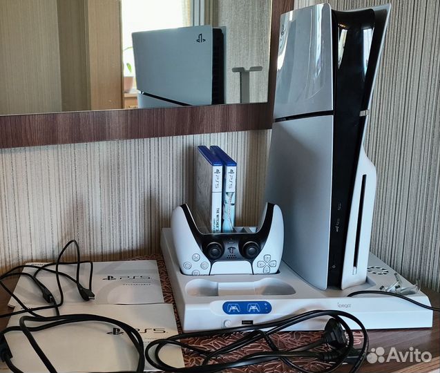 PlayStation 5 slim с дисководом, более 40 игр