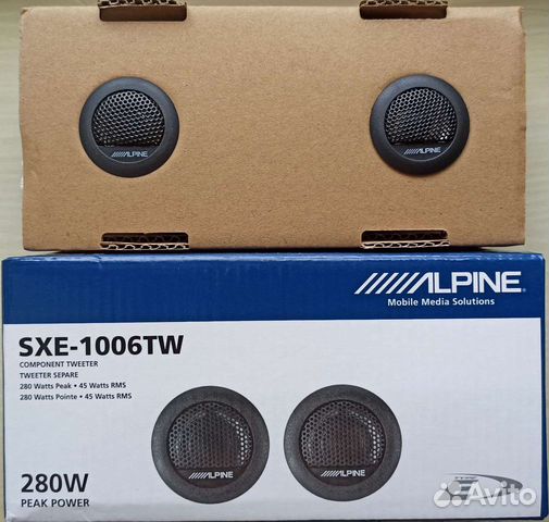 Пищалки твитеры Alpine sxe 1006tw
