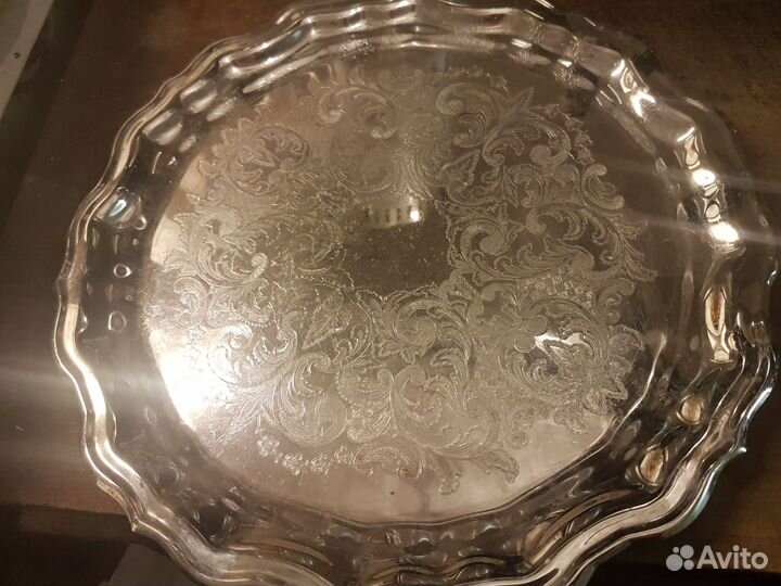 Чайник латунный никелированный Кольчугино СССР