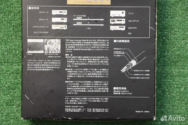 TDK Super Accurate allpcocc CA-QL301, Japan