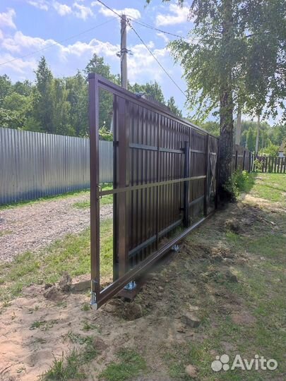 Каркас откатных ворот 5х2м