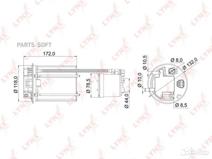 Lynxauto LF-985M Фильтр топливный погружной