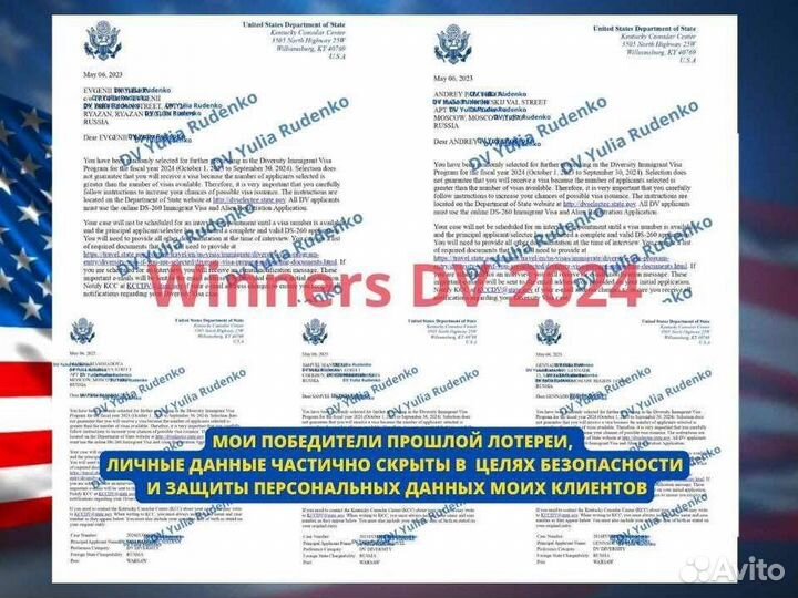 Грин карта Green card Гринкарта DV-2024