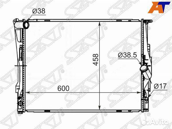 Радиатор BMW 3-series