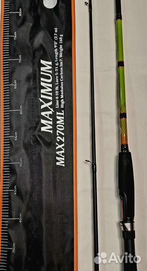 Спиннинг aiko maximum 5-21г ; 2,7м новый