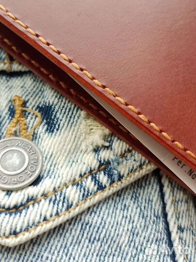 Обложка на паспорт натуральная кожа