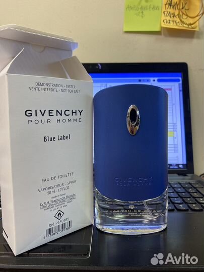 Givenchy blue label 50 духи оригинал