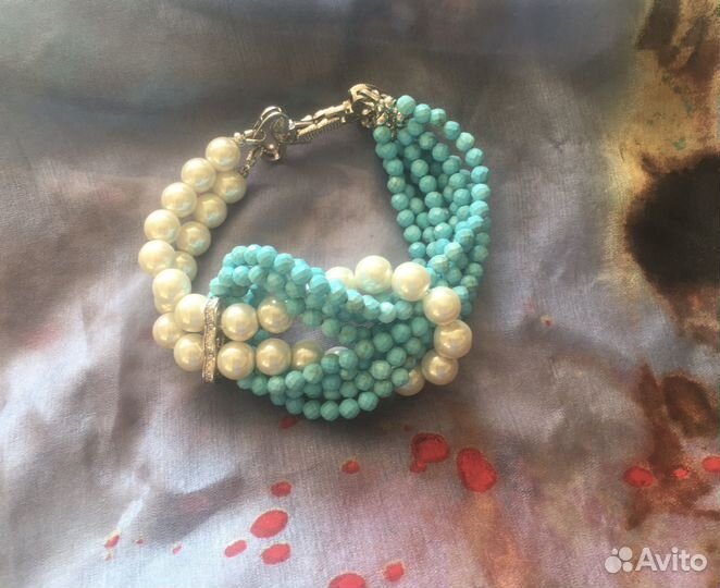 Винтажный браслет из люцита