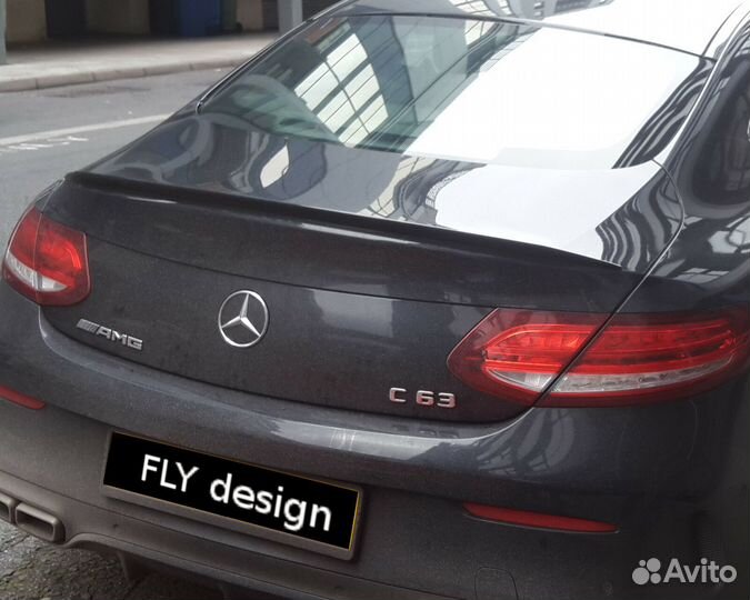 Лип спойлер Mercedes-Benz C W205 купе