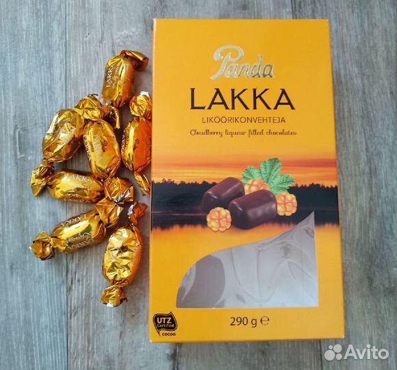 Коробка из-под конфет Lakka (Финляндия)