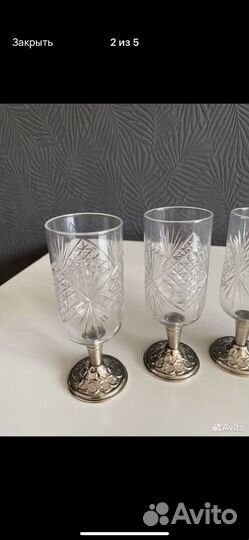 Хрустальные рюмки СССР