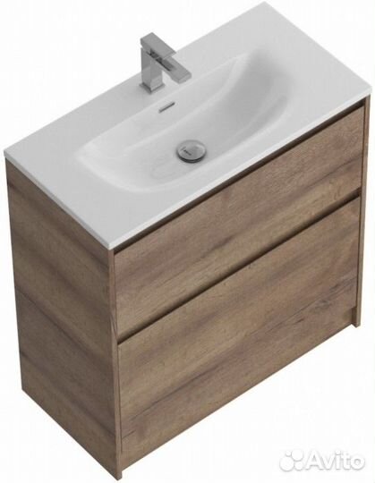 Мебель для ванной BelBagno Kraft-39-800-PIA-BB-8099-3-80 Rovere Tabacco